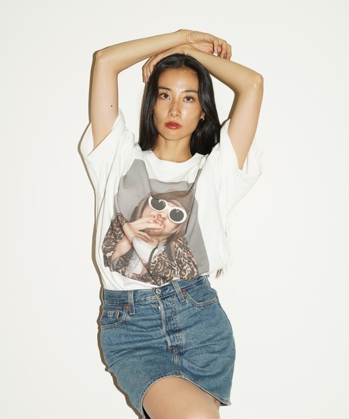 tシャツ Photo Tee  Cobain レディース メンズ tシャツ Photo Tee Kurt Cobain レディース メンズ : ZOZOTOWN