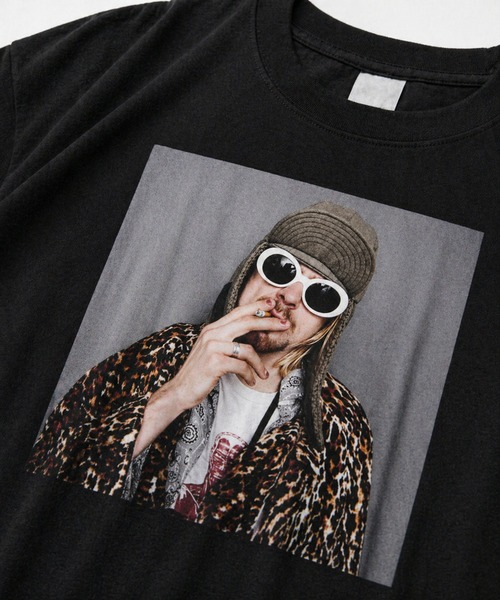 tシャツ Photo Tee Kurt Cobain レディース メンズ : ZOZOTOWN Yahoo