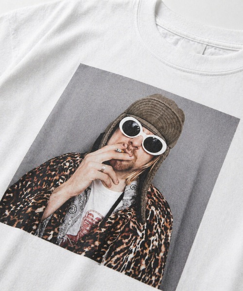 tシャツ Photo Tee Kurt Cobain レディース メンズ : ZOZOTOWN Yahoo