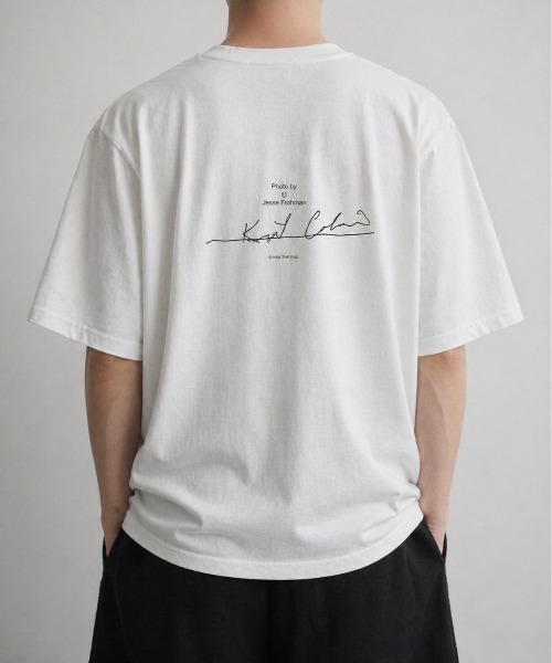 tシャツ Photo Tee Kurt Cobain レディース メンズ : ZOZOTOWN Yahoo