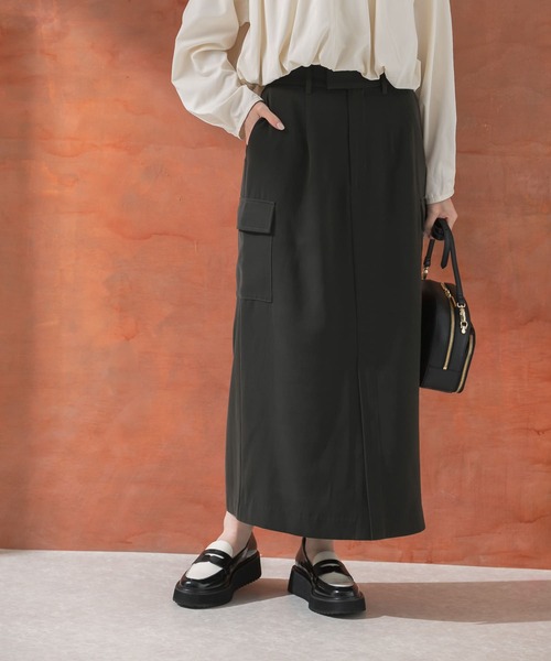 ロング スカート ストレートカーゴスカート : ZOZOTOWN Yahoo!店