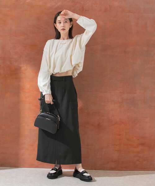 ロング スカート ストレートカーゴスカート : ZOZOTOWN Yahoo!店
