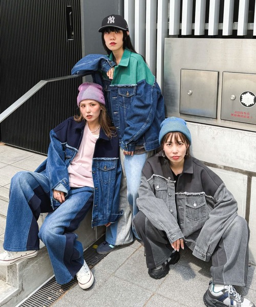 デニムジャケット gジャン 「MODE NORM CORE」リメイク風モンスターG