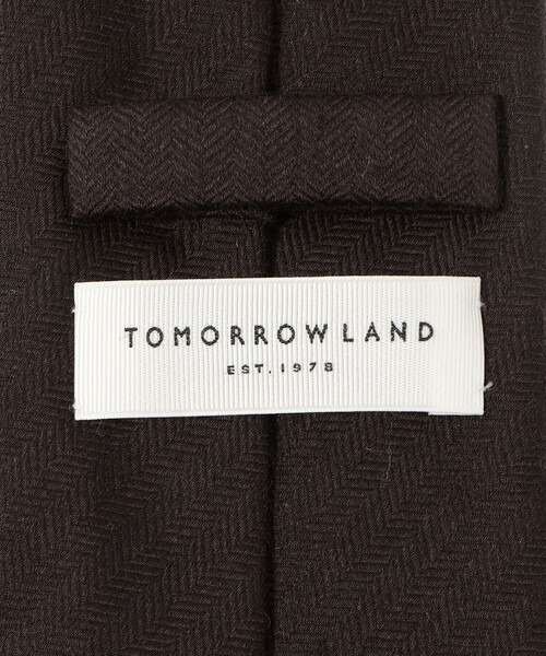 TOMORROWLAND（トゥモローランド） ネクタイ カシミヤシルク ソリッド