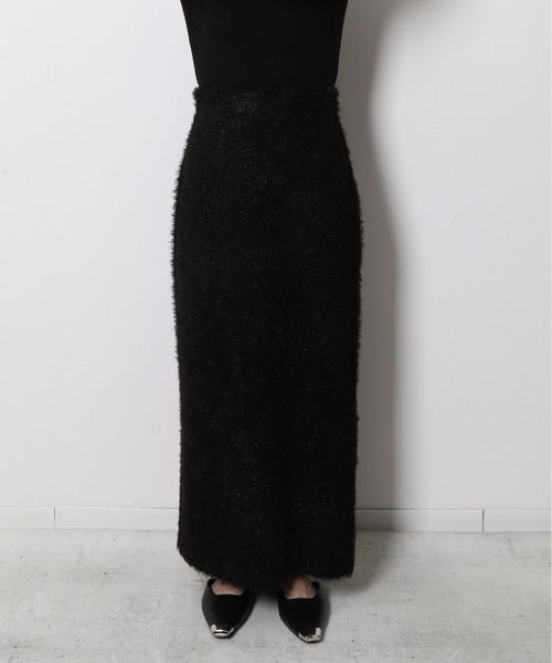 Re.Verofonna（ヴェロフォンナ） スカート ラメフェザータイトスカート