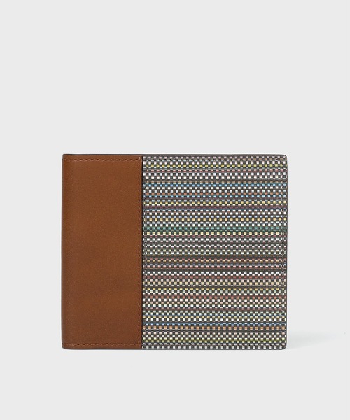 た*き様 Paul Smith コーテッドキャンバス 2つ折り財布(新品、未開封 Paul Smith 財布 コーテッドキャンバス 2つ折り財布「553406