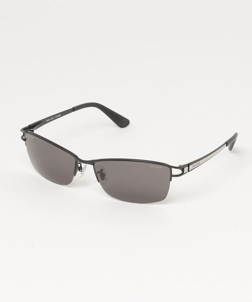 サングラス 「POLICE/ポリス」ハーフリム 偏光サングラス SPLQ03J 531P メンズ レディース