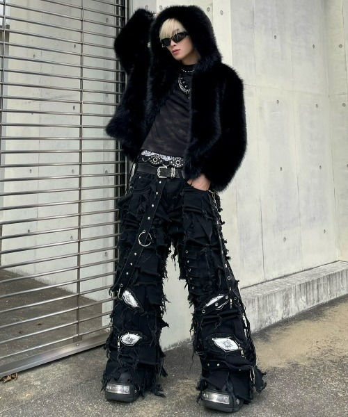 パンツ uniz BLACK MONSTER PANTS 7/29 10:00再入荷【UNIZ】BLACK MONSTER PANTS | OUR BRAND,UNIZ