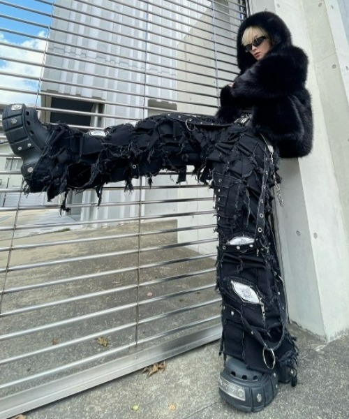 パンツ uniz BLACK MONSTER PANTS 7/29 10:00再入荷【UNIZ】BLACK MONSTER PANTS | OUR BRAND,UNIZ