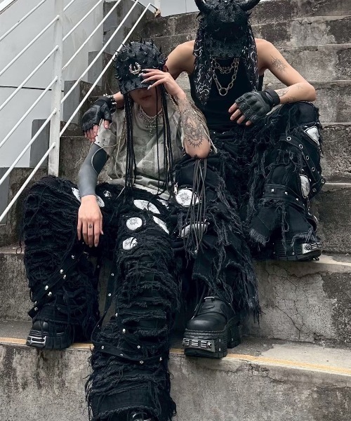 UNIZ ジーンズ 「UNIZ」BLACK MONSTER PANTS / 「ユニズ