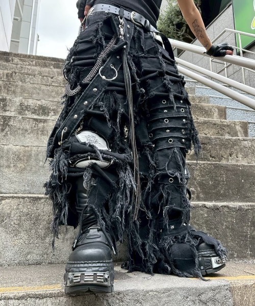 パンツ uniz BLACK MONSTER PANTS 7/29 10:00再入荷【UNIZ】BLACK MONSTER PANTS | OUR BRAND,UNIZ