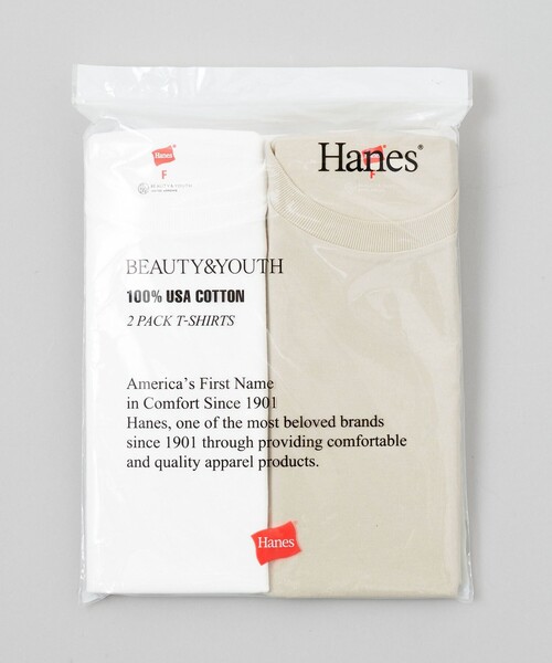 tシャツ 「別注」「Hanes」2パック Tシャツ レディース