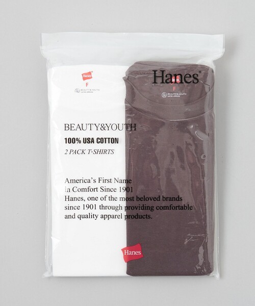 Hanes tシャツ 「別注」「Hanes」2パック Tシャツ レディース