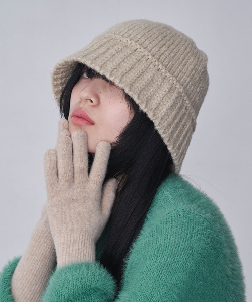 「FEKETE」 ニットキャップ FREE ブラック メンズ_画像6