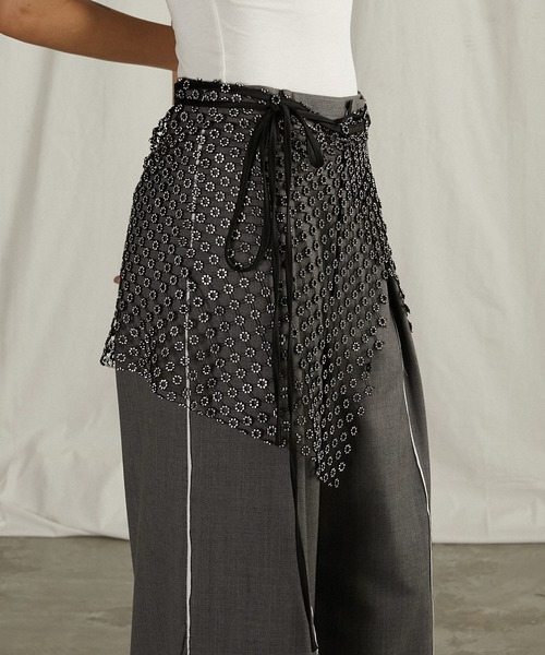 スパークルラップスカート / Sequined Wrap Skirt スパークルラップスカート / Sequined Wrap Skirt（スカート