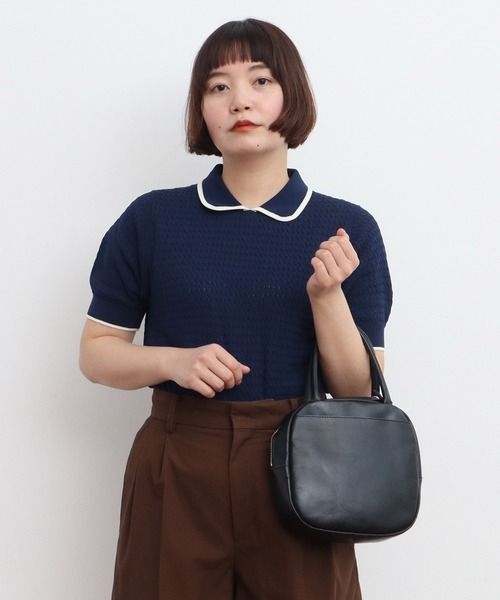 美品　人気完売品　CHILD WOMAN 半袖プルオーバー•ニット•セーター CHILD WOMAN 半袖プルオーバー•ニット•セーター《原宿店限定色》未
