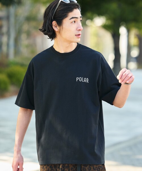 A.P.C.× FREAK'S STORE 別注 ブラック Tシャツ FREAK'S STORE tシャツ 限定展開 POLeR×FREAK'S ポーラー 別注