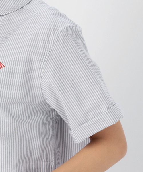 Danton 「DANTON」 半袖シャツ 36 ブルー レディース : ZOZOTOWN