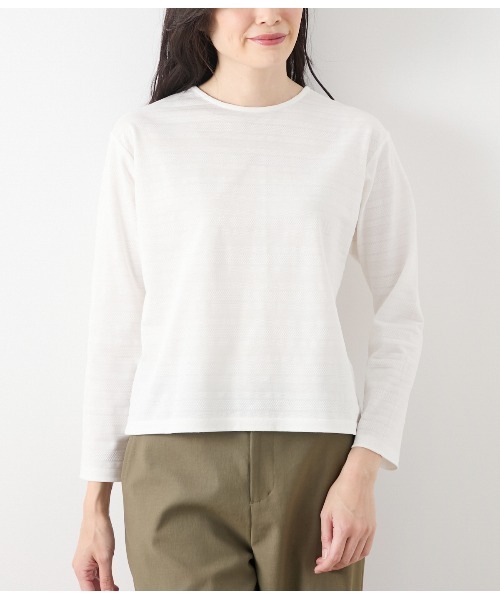 NEWYORKER tシャツ コットンポリエステルボーダー 前後2WAY