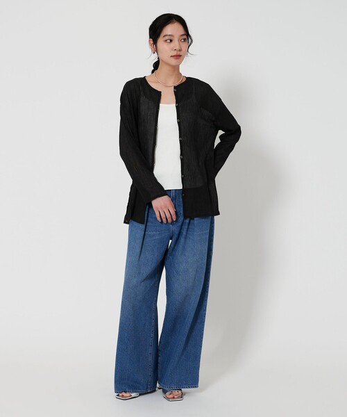 BEAUTY&YOUTH UNITED ARROWS｜ウォッシュ スムース クルーネック