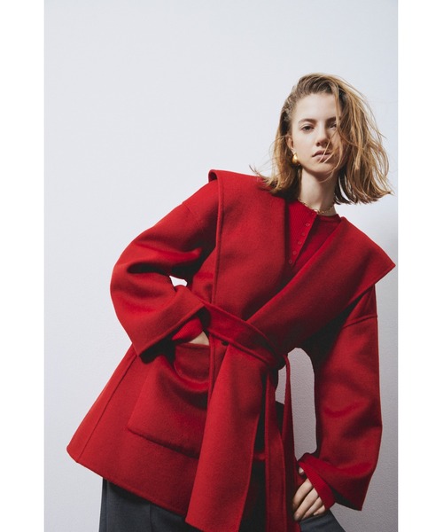 Mila Owen（ミラオーウェン） コート FREE レッド レディース