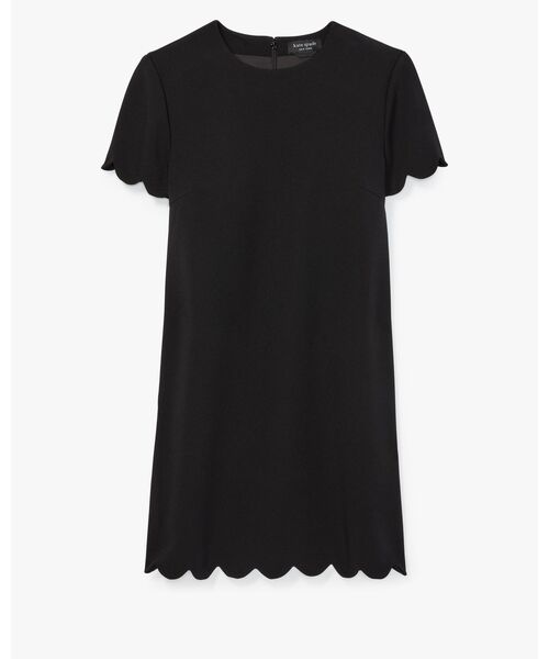 kate spade NEW YORK ワンピース スカラップド シフト ドレス