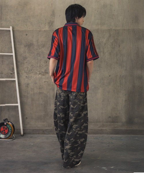 tシャツ グランジ風ケミカル加工×ゲームプリント / ヴィンテージ半袖T
