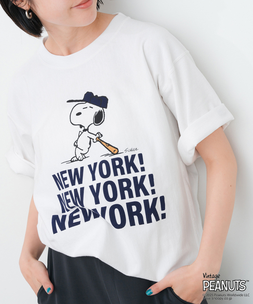 champion スヌーピーTシャツ Champion チャンピオン スヌーピーコラボ Tシャツ 半袖 メンズ