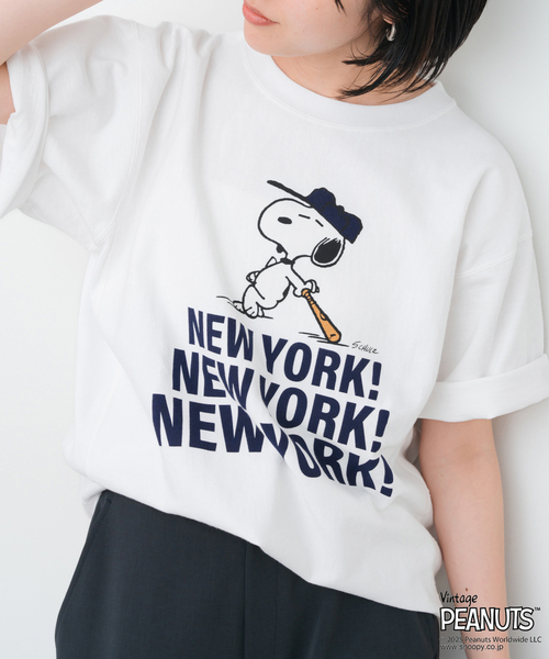 Champion tシャツ / チャンピオン SNOOPY NEWYORK TSH