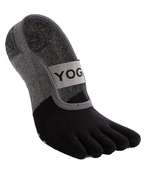 靴下 5本指滑り止め付き ヨガソックス/マシンピラティスソックス