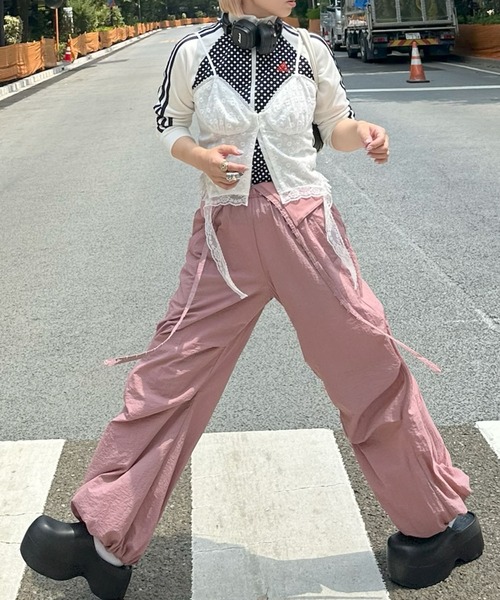 Alley Tokyo パンツ コルセットパラシュートパンツ レディース