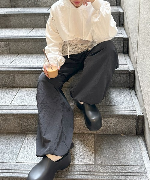 Alley Tokyo パンツ コルセットパラシュートパンツ レディース