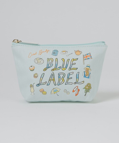 新作　ブルーレーベルのポーチ BLUE LABEL CRESTBRIDGE ポーチ 「星陽子コラボ」グラフィック