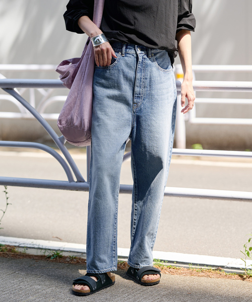FRAMeWORK 「FRAMeWORK」 サルエルデニムパンツ 36 ブルー