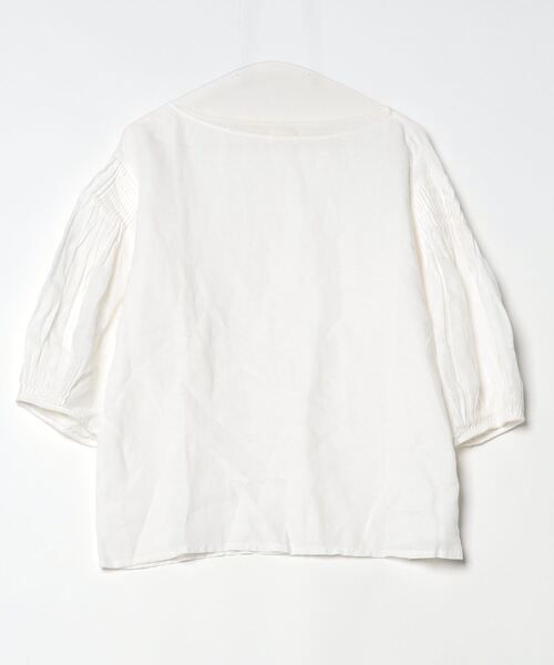 「DRESSTERIOR」 7分袖ブラウス - ホワイト レディース