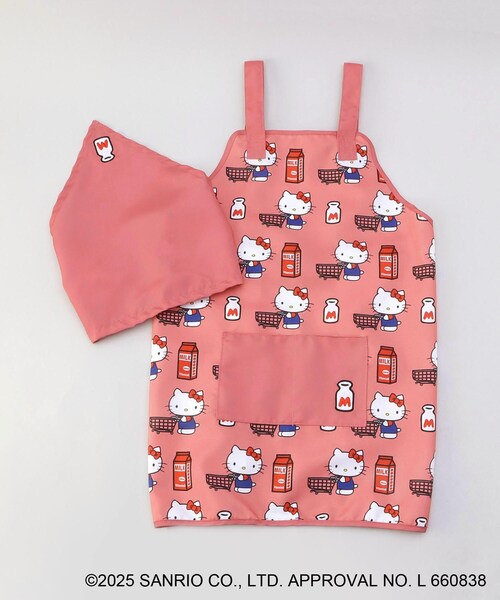 スターバックス×ハローキティコラボ　エプロン 3L~4L】 ペコちゃん キティちゃん ハローキティ コラボ 保育士