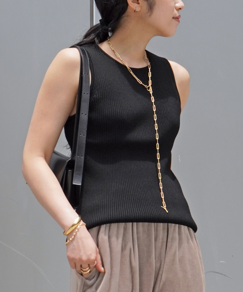 ニット セーター ALFRED Knitted Tank レディース
