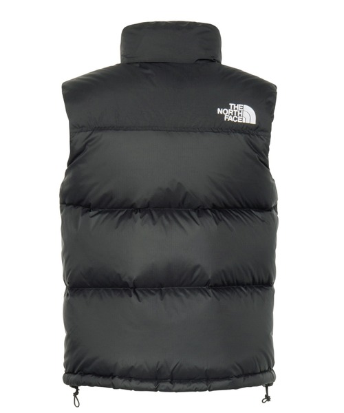 【人気】ノースフェイス ヌプシ ダウンベスト ブラック センターロゴ 1177 THE NORTH FACE(ザ・ノース・フェイス)｜【MEN】ヌプシベスト