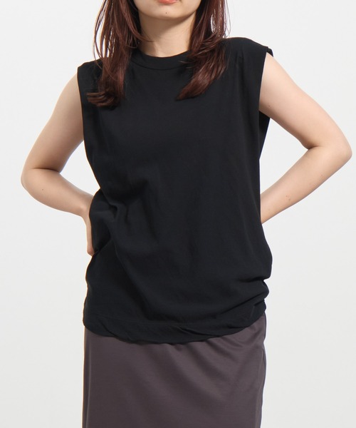 ATON tシャツ 「ATON/エイトン」FRESCA SINGLE JERSEY TANK TOP