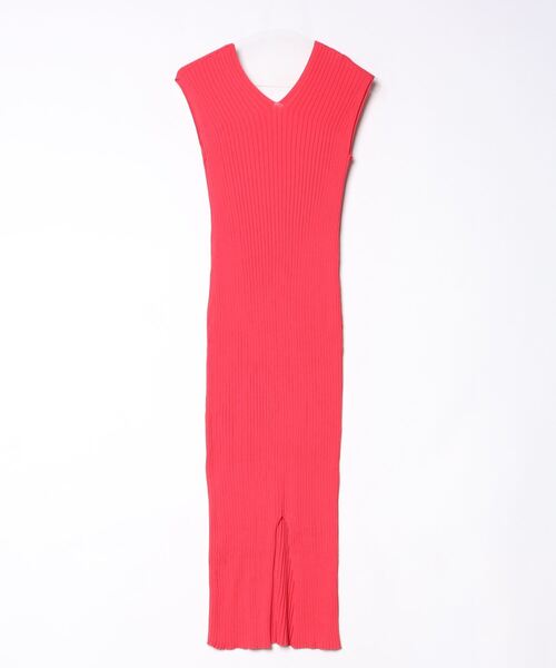 allureville 「allureville」 ノースリーブワンピース 2 レッド