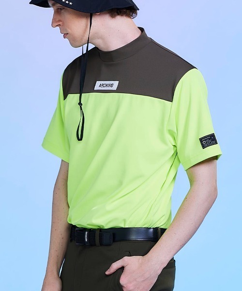 archivio（アルチビオ） tシャツ 「MENS」「メンズ」胸切替UV冷感プル