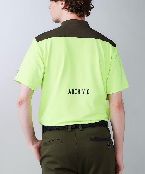 アルチビオ　シャツ archivio（アルチビオ） tシャツ 「MENS」「メンズ」胸切替UV冷感プル