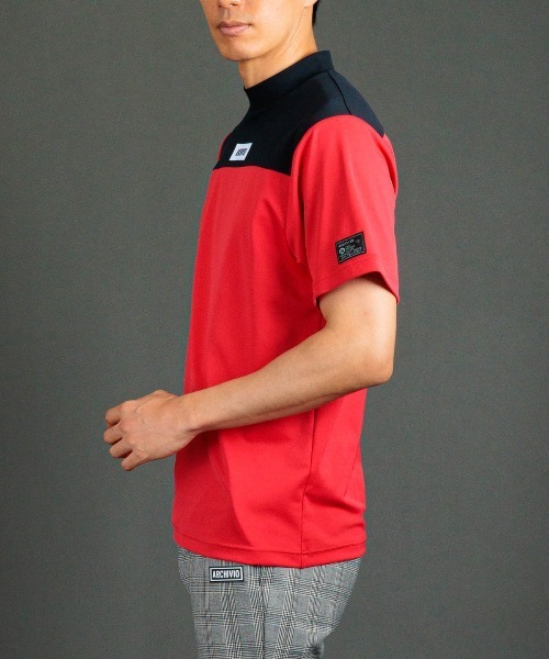 archivio（アルチビオ） tシャツ 「MENS」「メンズ」胸切替UV冷感プル