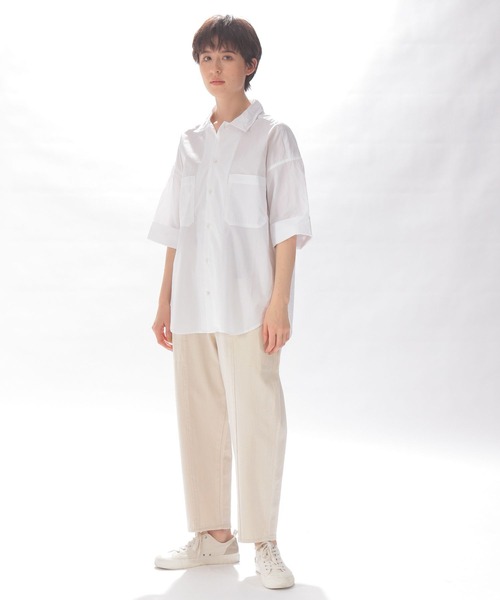 「niko and...」 半袖シャツ LARGE ホワイト レディース