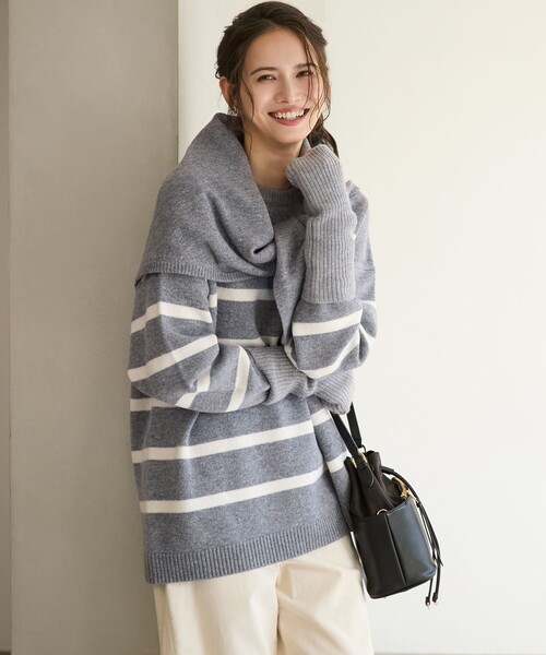 23区（ニジュウサンク） アームカバー ピュアカシミヤ アーム