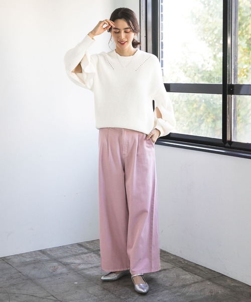 「LEPSIM」 デニムパンツ MEDIUM ピンク レディース
