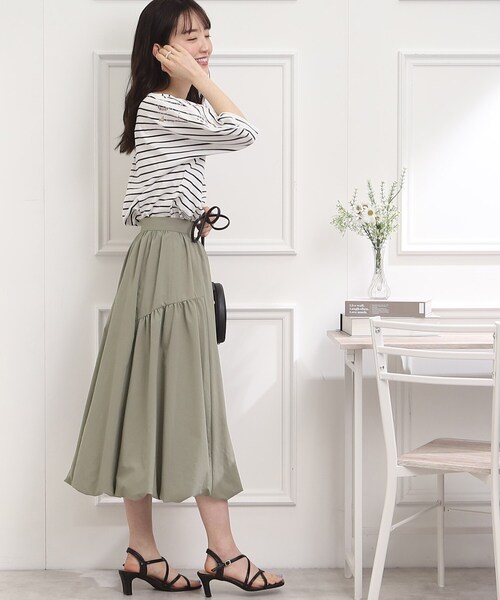 「couture brooch」 スカート 38 カーキ レディース_画像8