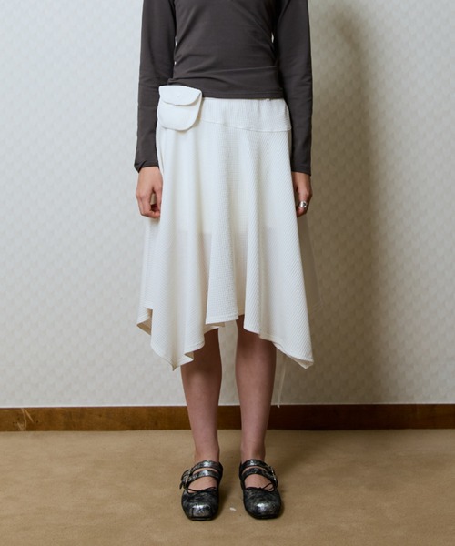 スカート LOUISE ART SKIRT Ameri（アメリ）の「LOUISE ART SKIRT（スカート）」 - WEAR