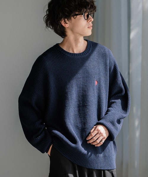 未使用U.S. POLO ASSN. ニットセーター U.S. POLO ASSN.（ユーエスポロアッスン） セーター ニット U.S.POLO
