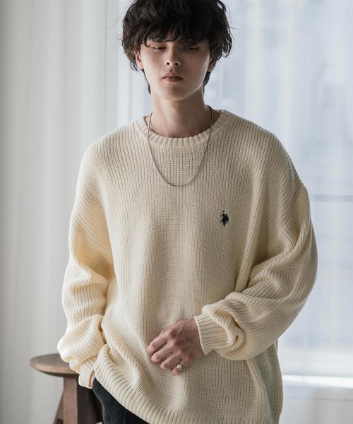 U.S. POLO ASSN.（ユーエスポロアッスン） セーター ニット メンズ